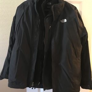 North Face Outer Shell and inner fleece